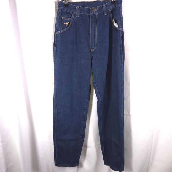 VTG Wrangler Womens Juniors 13 26x29 Blue Denim Jeans High Rise Made In USA - Picture 1 of 7